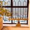 ⁦חנוכיית דוד המלך מוזהבת⁩ – תמונה ⁦2⁩