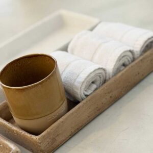 מגשי אבן - קטן, חום