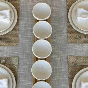 מגש פיצוחים חדש לבן