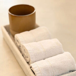 מגשי אבן - קטן, לבן