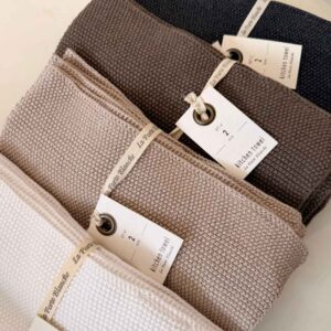 זוג מגבות סרוגות פרימיום