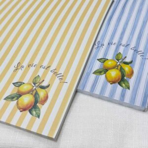 פלייסמט לימונים ופסים