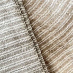 כיסוי מיטה פסים פשתן לולה